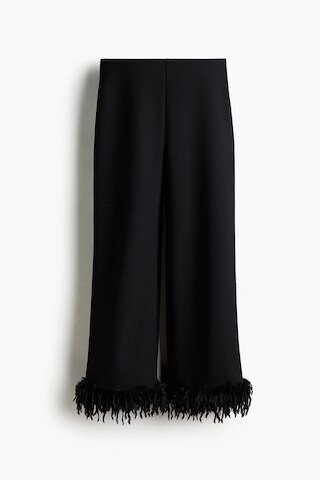 H & M - Fringed trousers - Schwarz - Damen | H&M (DE, AT, CH, NL, FI)