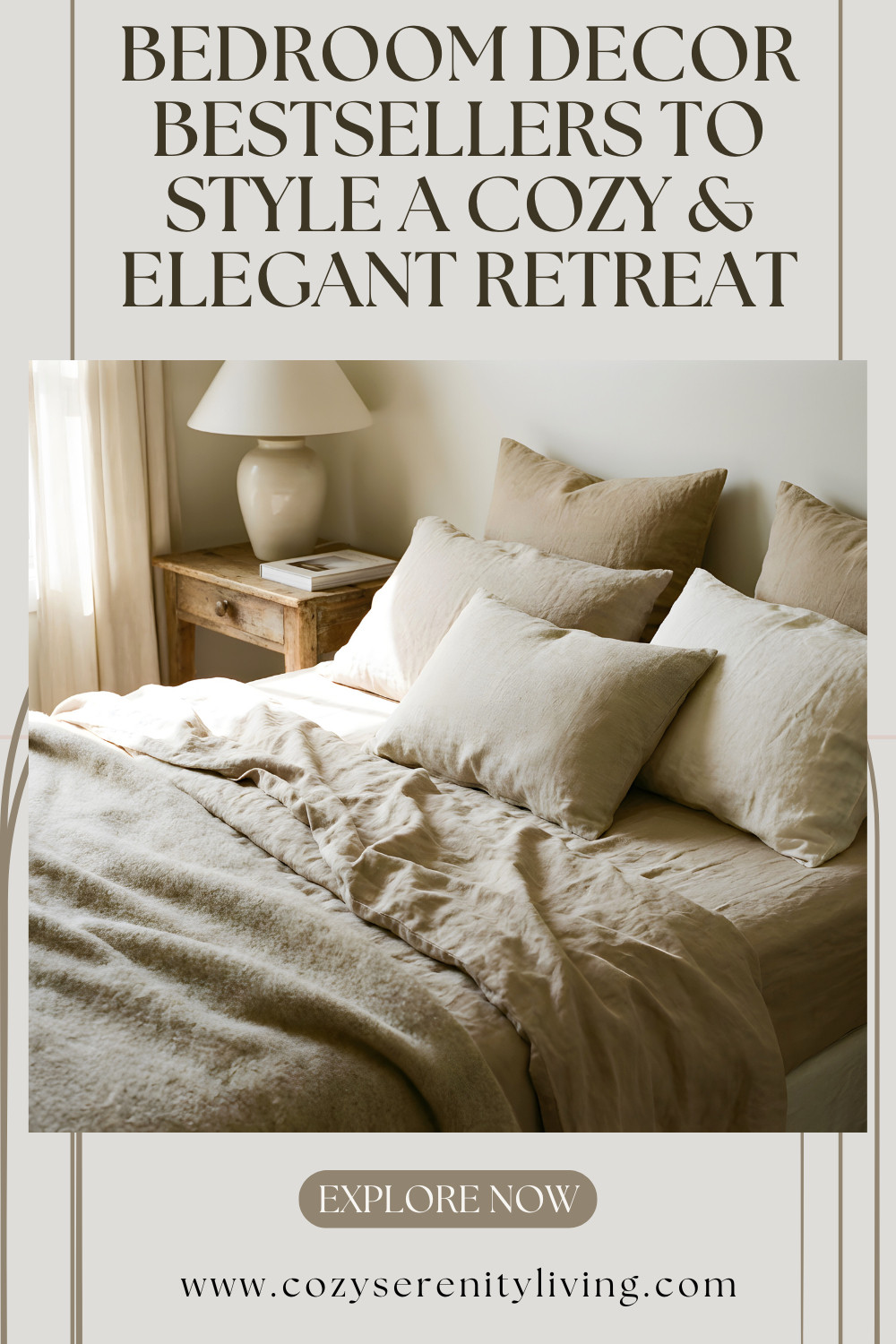 Bedroom Decor Bestsellers to Style a Cozy, Elegant Retreat

These bedroom decor bestsellers help you create a calm, cozy, and elegant bedroom retreat with minimal effort. Soft neutral bedding, layered linen textures, plush throw pillows, warm lighting, and timeless bedroom accents come together to create a peaceful space you’ll love unwinding in. Ideal for modern bedrooms, minimalist interiors, neutral color palettes, and anyone looking to refresh their bedroom with cozy yet refined decor that feels both inviting and effortlessly stylish.
bedroom decor, bedroom decor bestsellers, cozy bedroom decor, elegant bedroom decor, neutral bedroom decor, beige bedroom aesthetic, minimalist bedroom styling, modern bedroom decor, soft linen bedding, cozy bed styling, calm bedroom aesthetic, warm neutral home decor, bedroom inspiration 

 

#LTKGiftGuide #LTKHome #LTKFindsUnder100