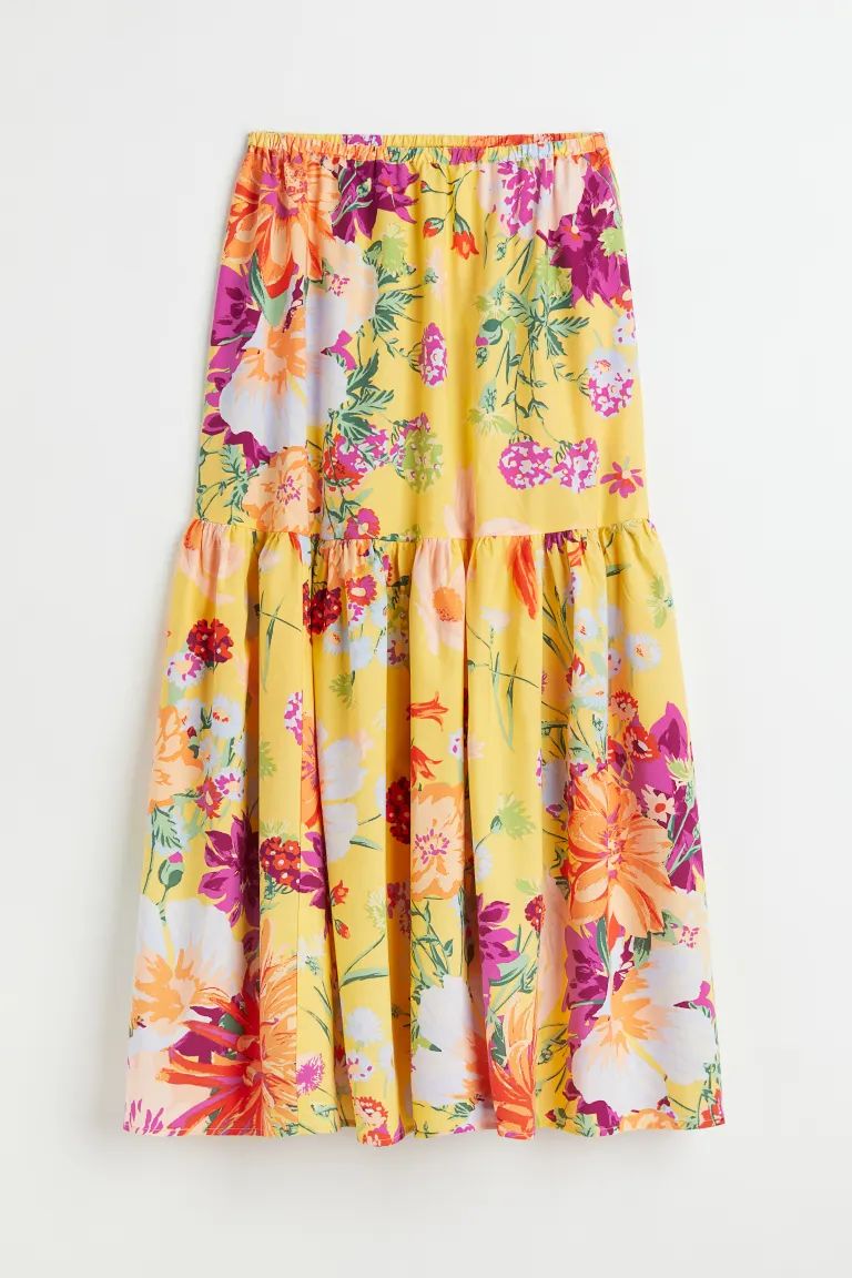Patterned maxi skirt | H&M (US + CA)