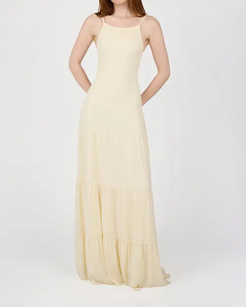 WeWoreWhat Smocked Drop Waist Maxi Dress in Ivory at Nordstrom, Size Xx-Small | Nordstrom