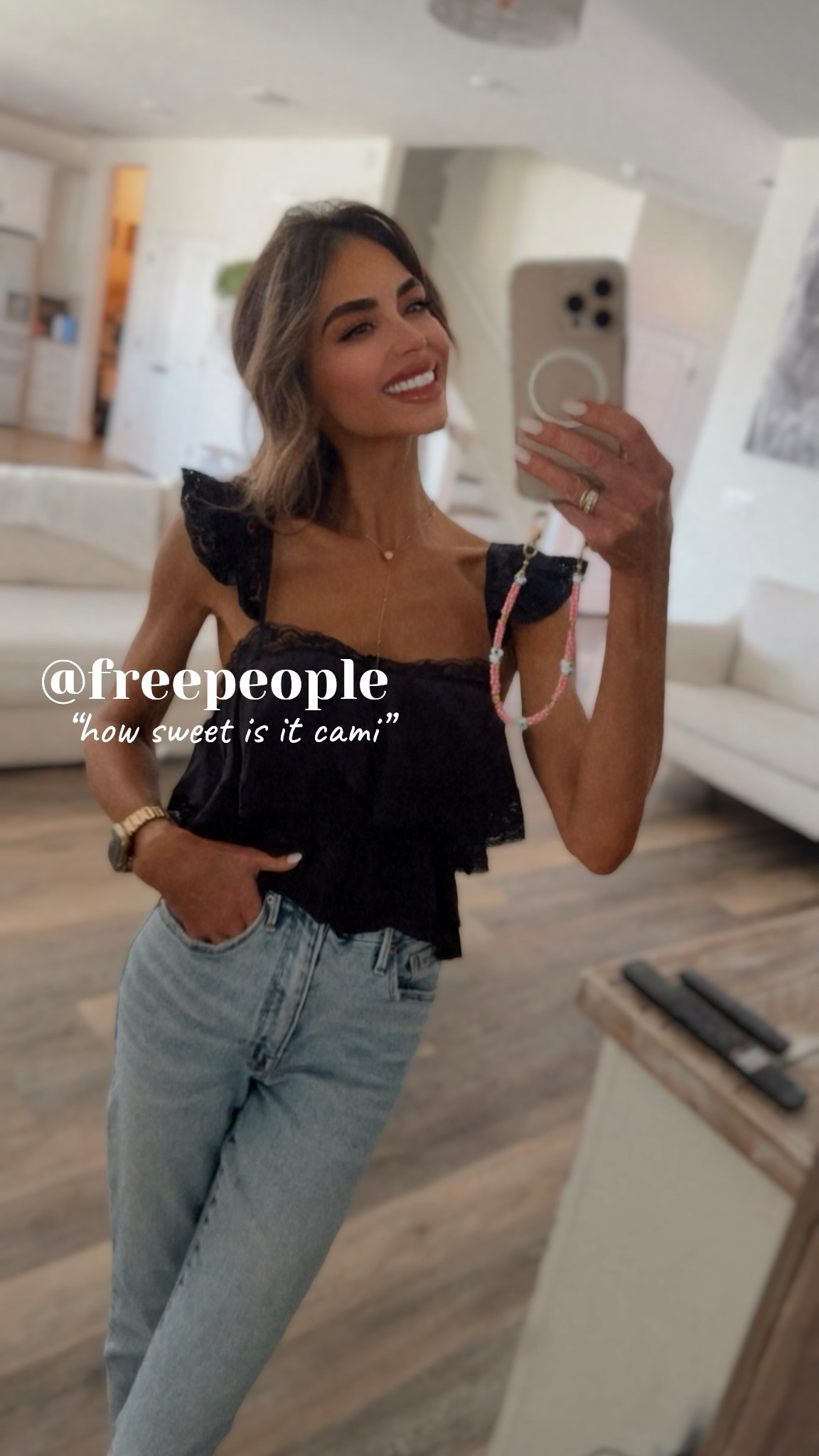 It’s so sweet, and so adorable 🥰
Pair it with denim shorts and heels (like I did on Saturday night) , a simple pair of jeans, dress pants, pretty much anything! Love love love! I also have the lilac color ✨

#LTKmomlife #LTKSeasonal #LTKootd