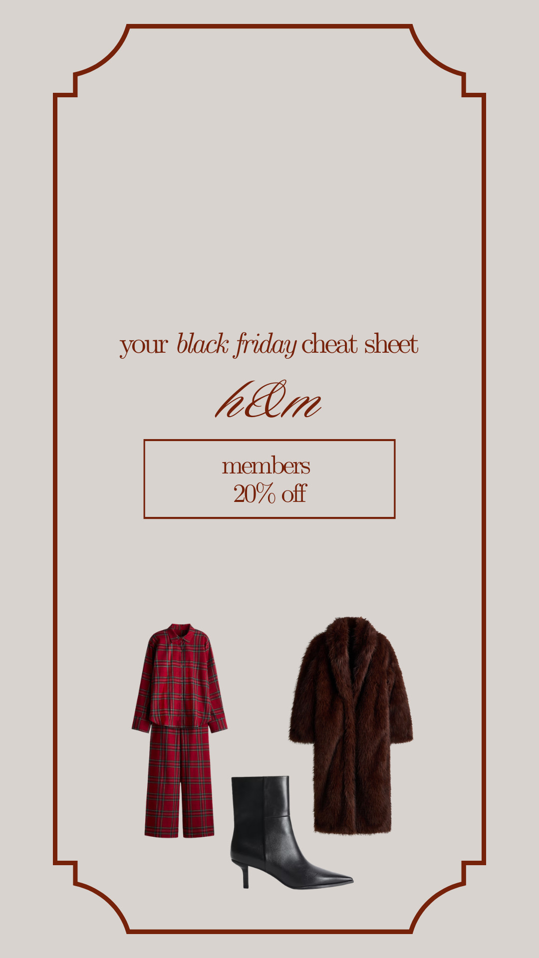 Best of Cyber Week & Black Friday deals: H&M 

Members 20% off

 

 #LTKCyberWeek #LTKfestive #LTKsale
