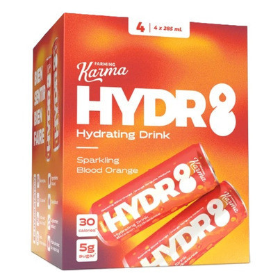 Farming Karma Hydr8 Sparkling Blood Orange | Well.ca
