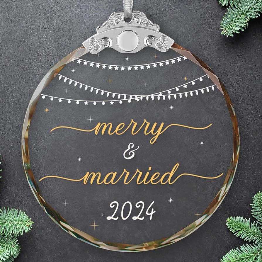 Wedding Gifts - Mr and Mrs Gifts - Wedding Gifts for Couples 2024 - First Christmas Married Ornam... | Amazon (US)