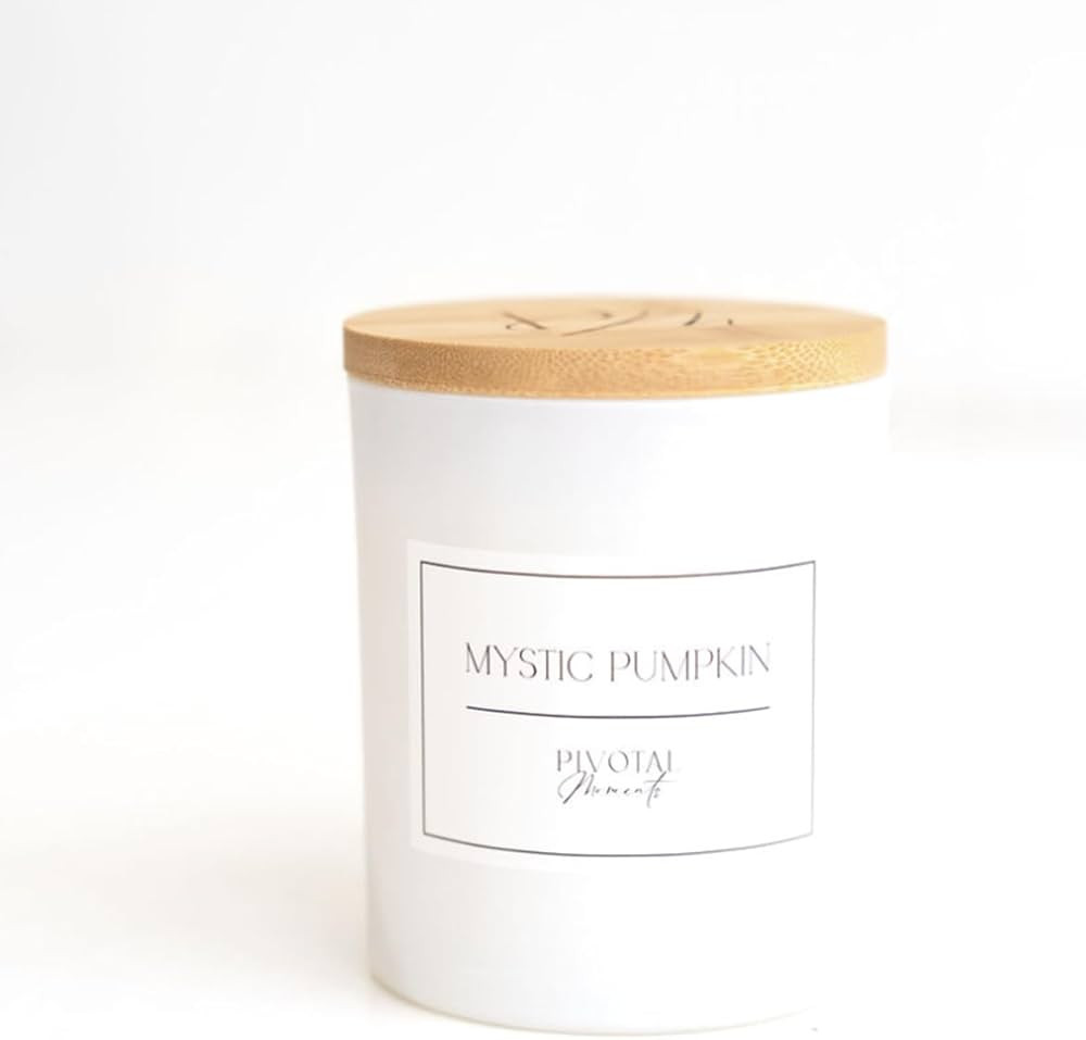 Mystic Pumpkin Candle – Pumpkin Spice with Cinnamon & Nutmeg – Clean Burning Coconut Soy Wax ... | Amazon (US)
