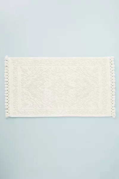 Jacquard-Woven Gira Bath Mat | Anthropologie (US)