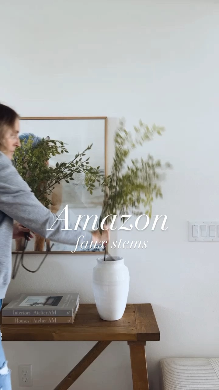 My new Amazon faux stems are perfect for my Amazon white vase!  Style them on a console table, bedside table, dining room table, or even a kitchen countertop !

#LTKhome #LTKFind #LTKunder50