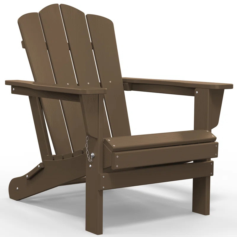 High Density Polyethylene Folding Adirondack Chair | Wayfair North America
