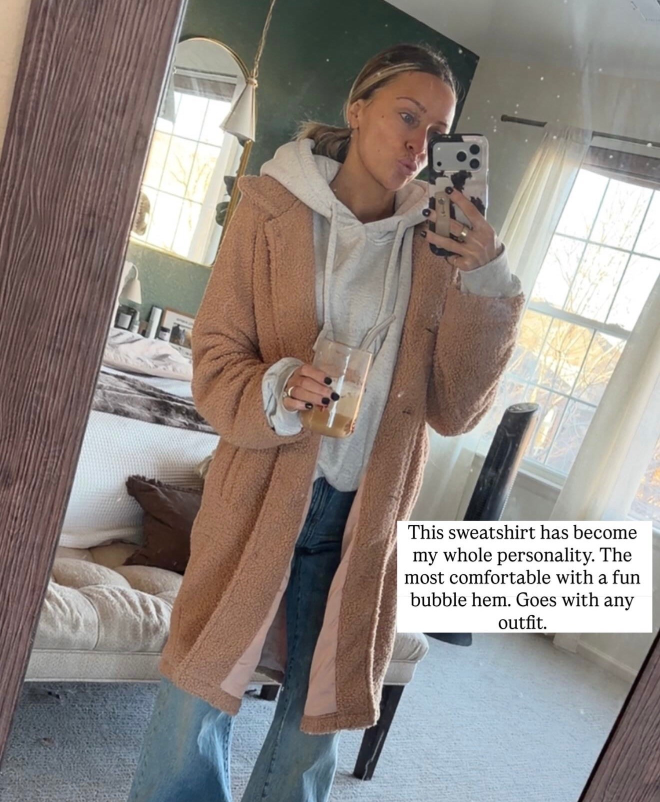 Cool mom fit! Obsessed with the bubble hem hoodie!!! Wear it on repeat!!  

#LTKootd #LTKmomlife
