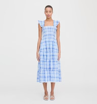 The Ellie Nap Dress - Cherry Watercolor Gingham | Hill House Home US
