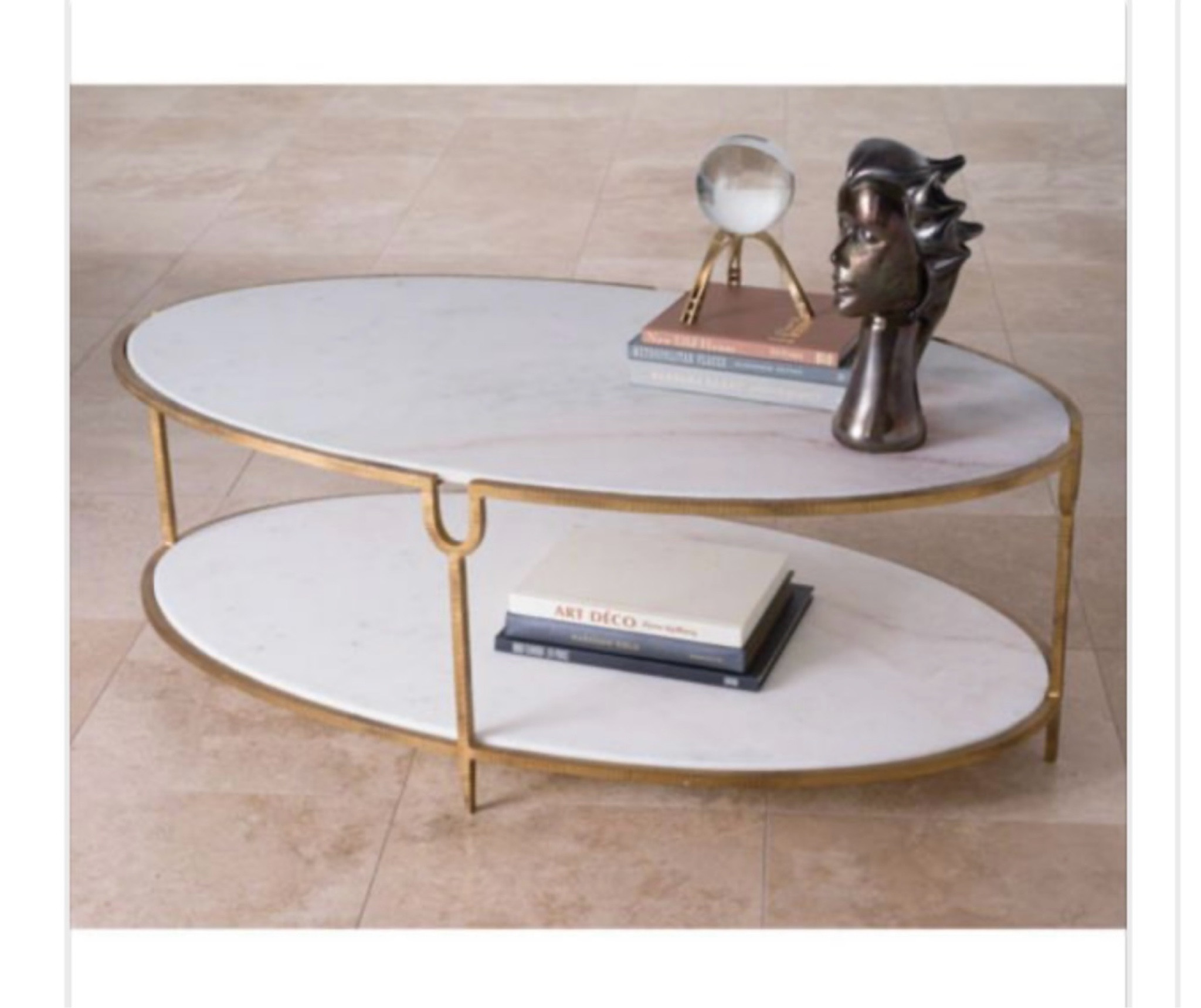 Stone and gold oval coffee table in my office. Worth the money. 
Double surface Cocktail table
Occasional tablee


#LTKStyleTip #LTKHome