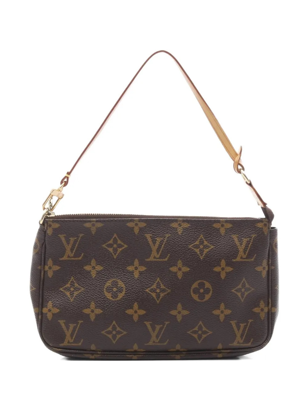 Louis Vuitton Pre-Owned 2001 Pochette Accessoires shoulder bag - Brown | Farfetch Global