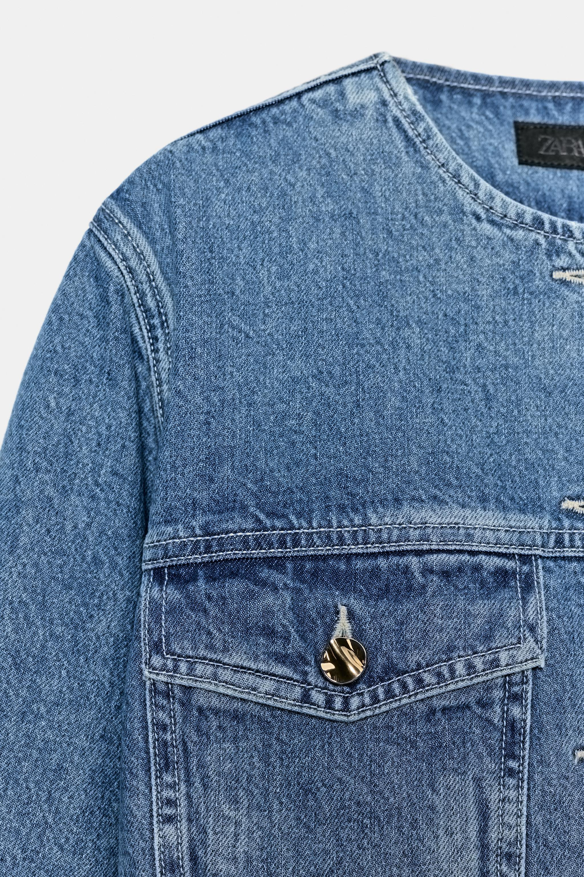 Z1975 SHORT ROUND NECK JACKET | Zara UK