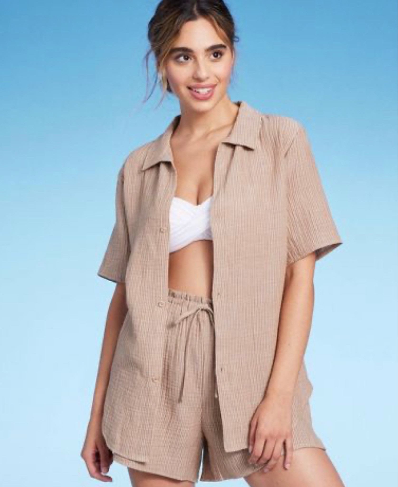 Perfect cover up, can be worn just a set as well! The material is easy and fast drying 

#LTKsalealert #LTKSale