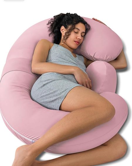 Most comfortable E Shaped cooling pregnancy pillow!

#LTKbaby #LTKbump