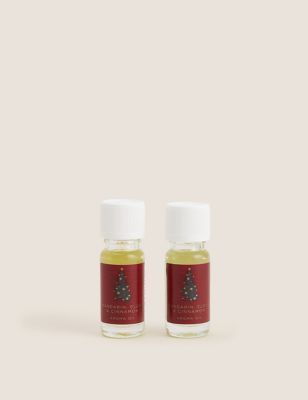 Set of 2 Mandarin, Clove & Cinnamon Fragrance Oils | Marks & Spencer (UK)