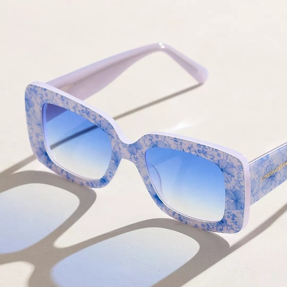 LOVESHACKFANCY Arietta clear waters sunglasses 🕶️ | Poshmark