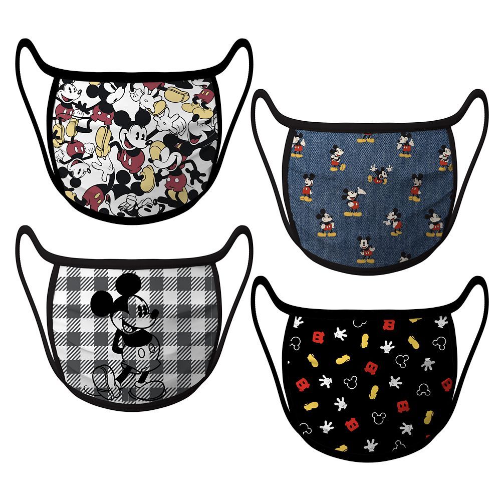 Cloth Face Masks 4-Pack – Mickey Mouse | Disney Store