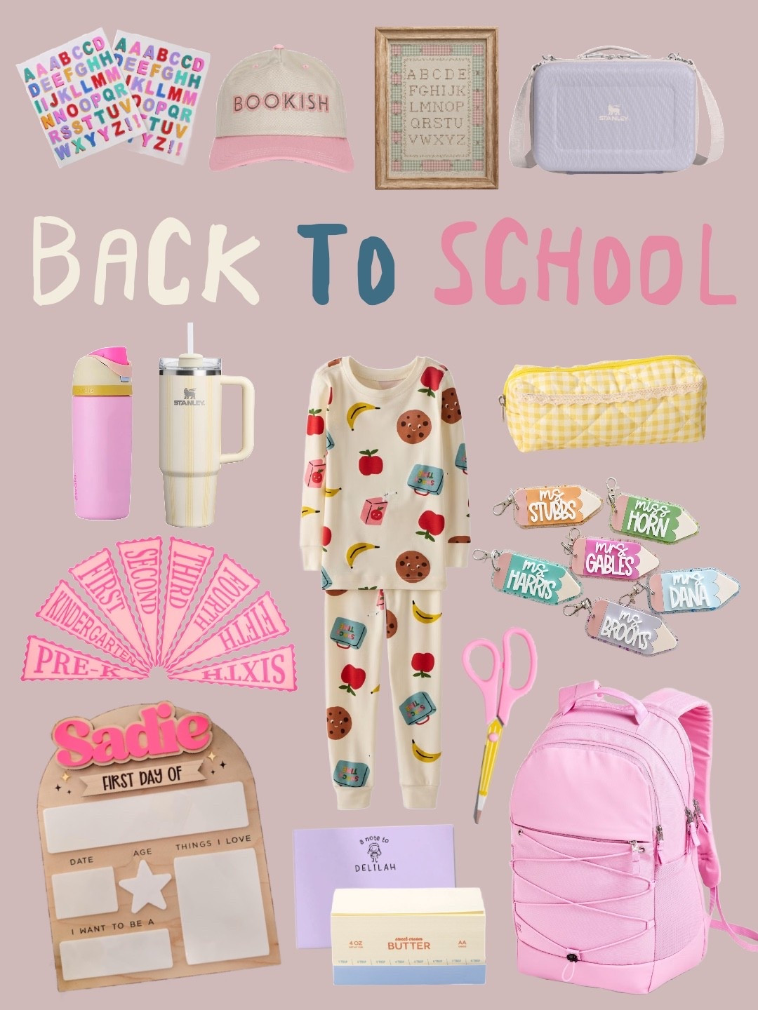 Back to school 2026
First day of school 
Backpack
Kids pjs 
First day of school sign 
Lunch box notes

#LTKmomlife #LTKKids #LTKSeasonal
