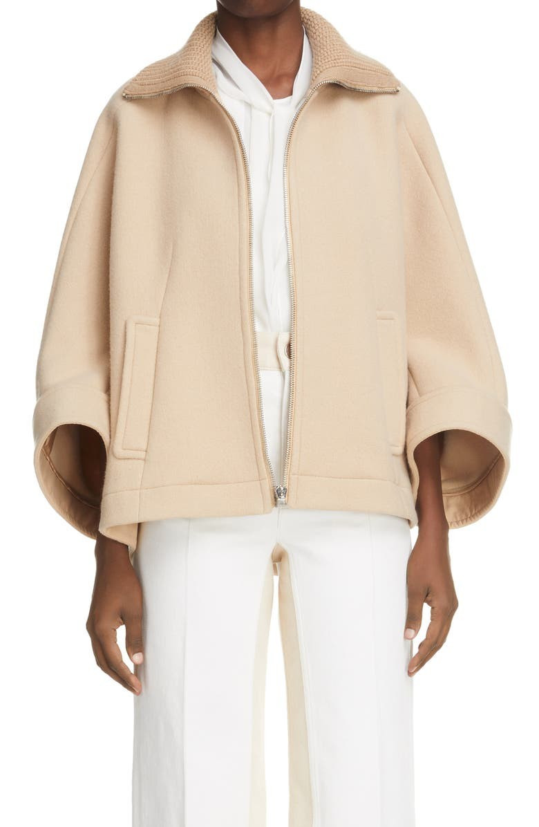 High Knit Collar Boxy Jacket | Nordstrom | Nordstrom