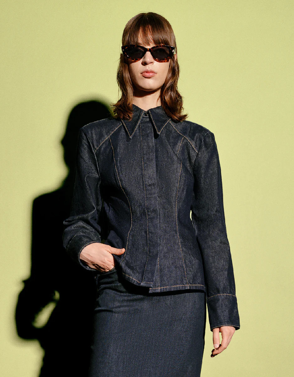 Skater Denim Shirt | Urban Revivo