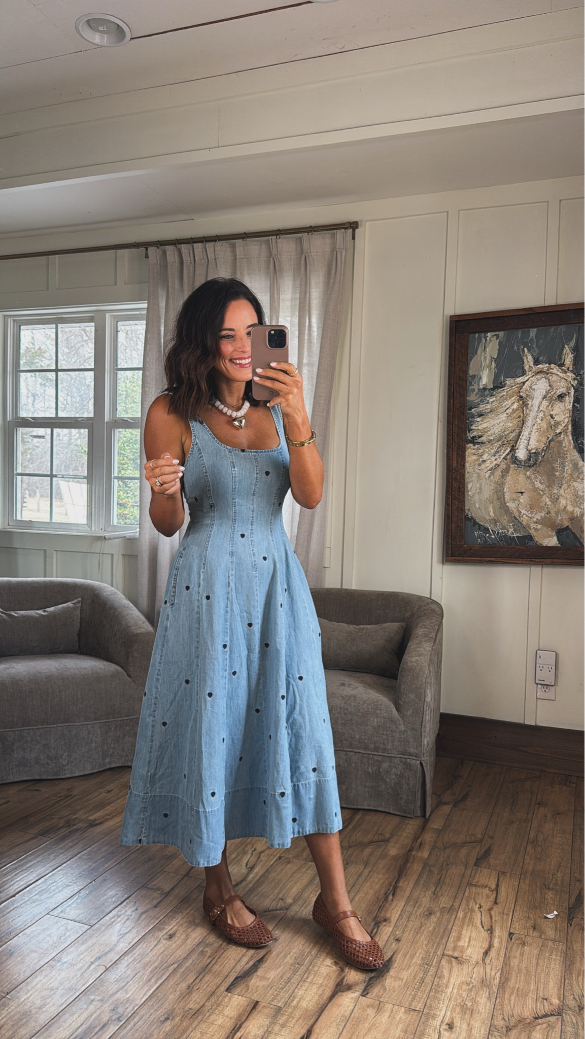 The perfect spring dress! Y'all this is so comfortable and chic. Dress from @walmart shoes and necklace from Amazon! So affordable and perfect for any events, date nights, or spring break! 

Walmart find Amazon jewelry mom shoes elevated fashion everyday wear springtime finds flats for women mom approved style outfit of the day mom dresses blue VintagePickin 

#LTKmomlife #LTKPetite #LTKootd