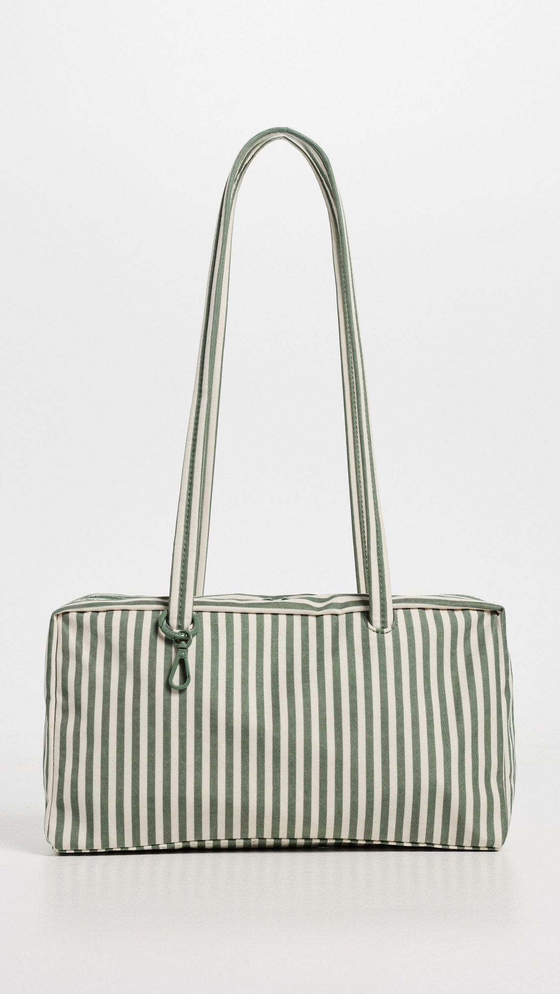 BAGGU Nylon Bowler Bag Sage Stripe One Size | Shopbop