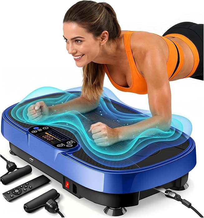 Vibration Plate Exercise Machine for Lymphatic Drainage and Muscle Recovery, 455 Lbs Capacity Who... | Amazon (US)