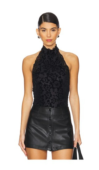 x Intimately FP Late Night Bodysuit in Black | Revolve Clothing (Global)