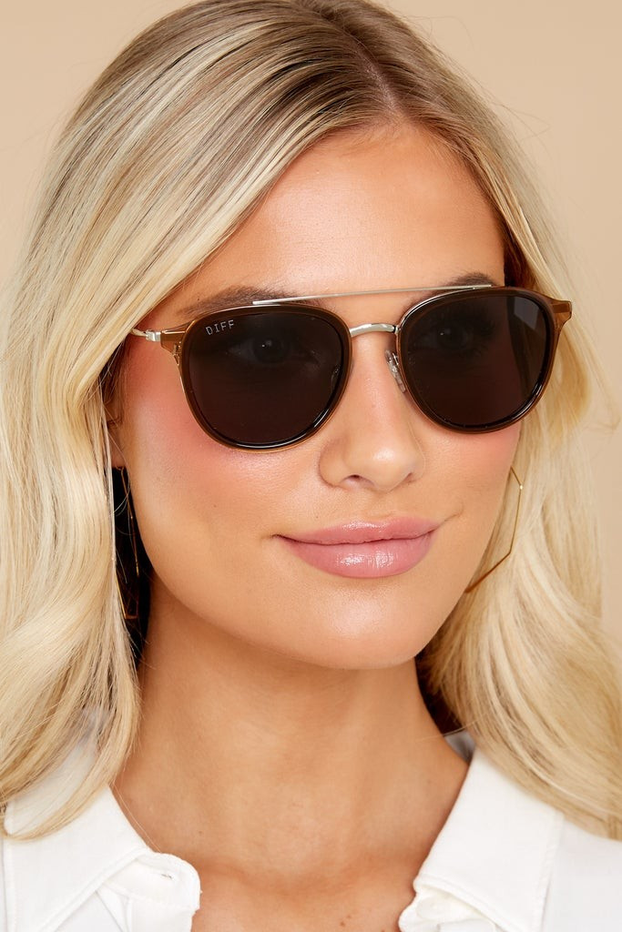 Camden Whiskey Grey Sunglasses | Red Dress 