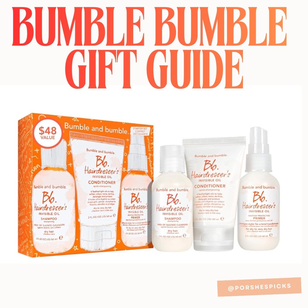 Gift your hair the ultimate pampering with Bumble and bumble's Invisible Oil Set! Perfect for all hair types, this set is a game-changer for dry and frizzy hair. Check out my Amazon Storefront for all the details 🌟💁‍♀️ #HairCare #AmazonFinds #Bumble

#LTKBeauty #LTKselfcare #LTKGiftGuide