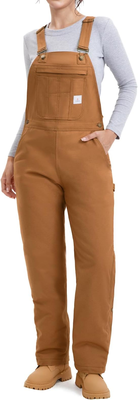 HISEA Insulated Bib Overalls for Women, Women's Essential Winter Water Resistant Overall, Ladies ... | Amazon (US)