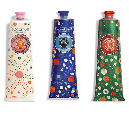 L'Occitane Holiday Hand Cream Trio - QVC.com | QVC