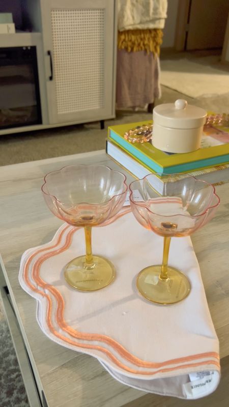Walked over to Anthropologie on my lunch break and picked up these coupe glasses and fun placemat! 🤭

#LTKFindsUnder50 #LTKParties #LTKHome