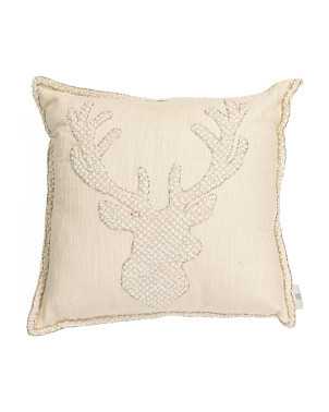 20x20 Reindeer Pillow | TJ Maxx