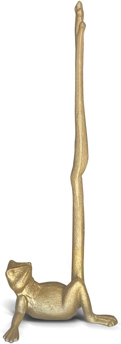 WallCharmers Gold Paper Towel Holder, Metal Toilet or Kitchen Paper Holder for Floor or Counterto... | Amazon (US)