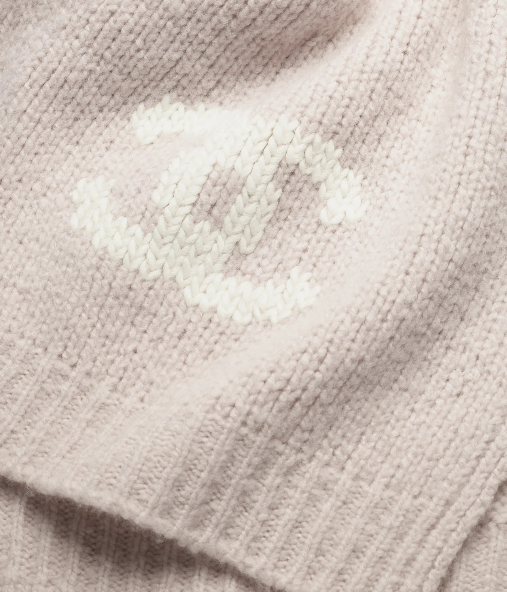 Scarf - Cashmere, light pink & white — Fashion | CHANEL | Chanel, Inc. (US)