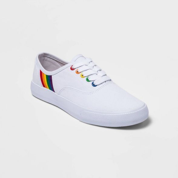 Pride Gender Inclusive Adult Sneakers - White | Target