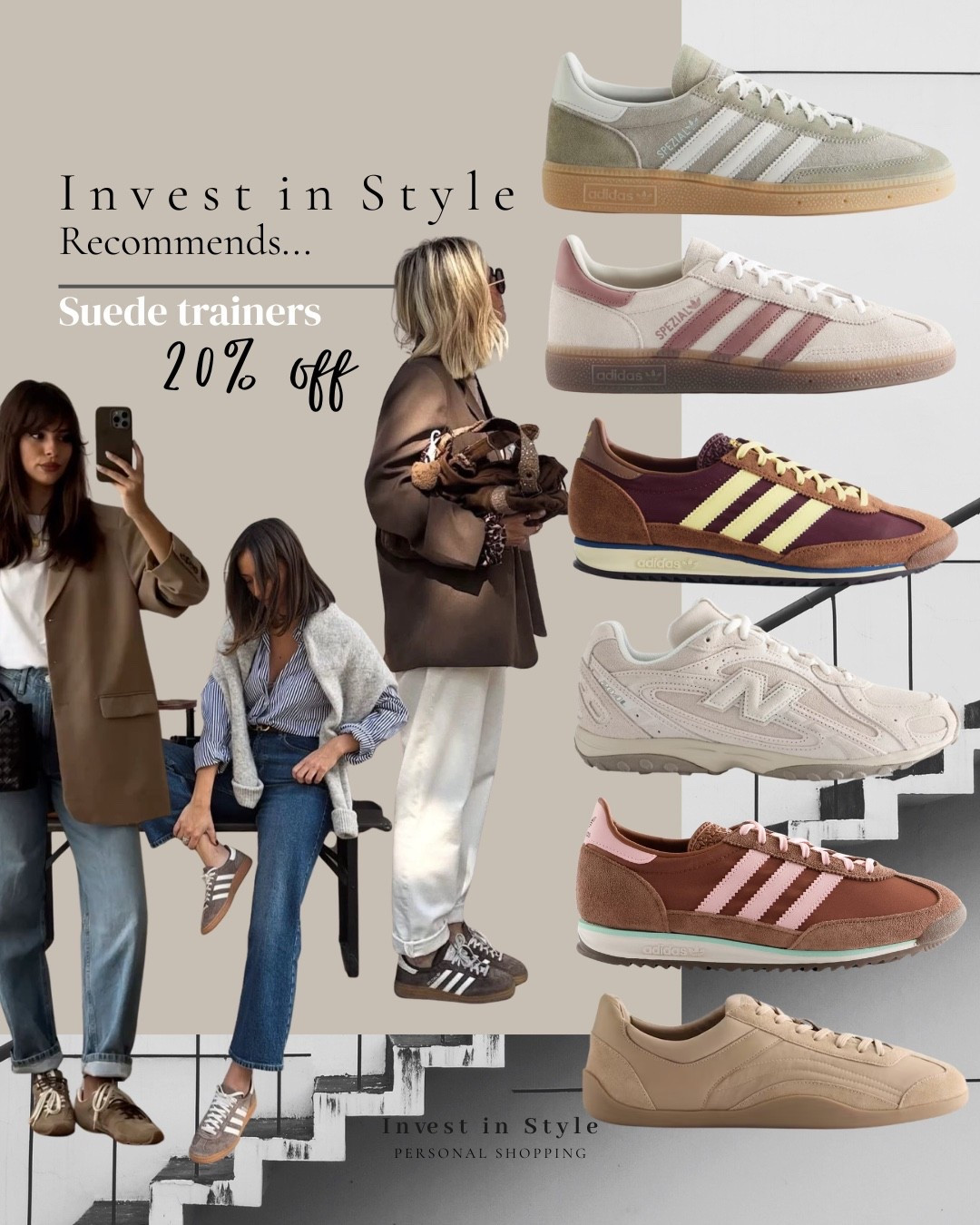 20% off everything at & Other Stories right now 

All the trainers too! And Birkenstocks 
Adidas , new balance , 
Suede trainers 
Discount 

#LTKshoes #LTKsummer #LTKsale