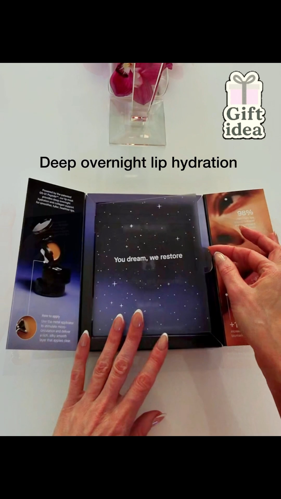 Holiday gift idea for her under $50. This deeply hydrating overnight lip mask powered by the OS-01 Peptide™ to restore smoother, fuller, healthier lips would make a great stocking stuffer. It stimulates collagen, elastin, and hyaluronic acid production, hydratesand helps with wrinkles around the lips. #crueltyfreebeauty #crueltyfreeskincare #giftsunder50

#LTKBeauty #LTKGiftGuide #LTKFindsUnder50