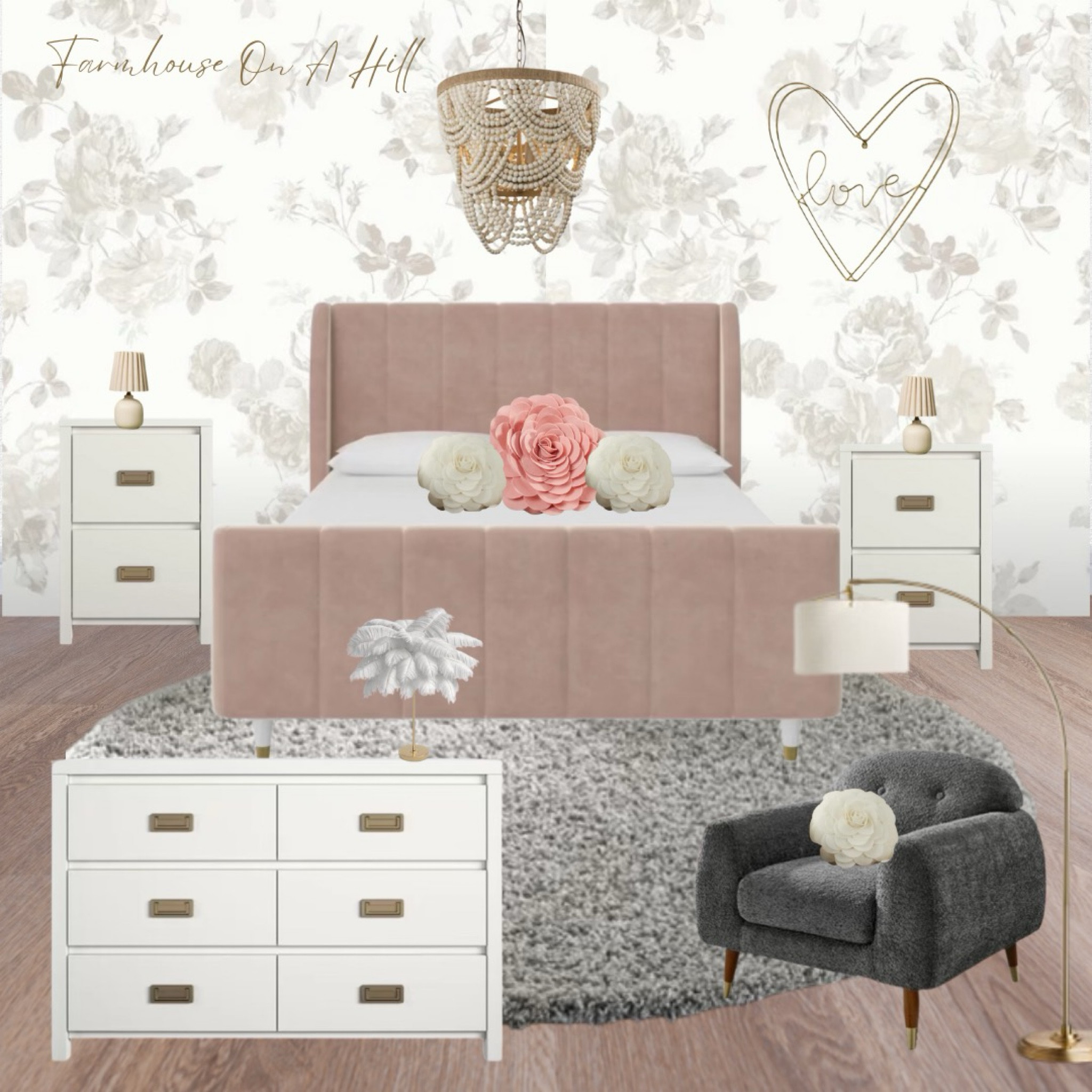 Create the perfect chic and cozy space for your tween with this stylish bedroom design featuring a soft blush-colored upholstered bed. The neutral tones throughout the room provide a calming, versatile backdrop, while the blush bed adds a fun pop of color and personality. From the cozy bedding to the carefully curated decor, this bedroom strikes the perfect balance between playful and sophisticated. Ideal for any growing girl, this space is perfect for relaxing, studying, and hanging out with friends. Shop now to bring this dreamy bedroom look to life!

#LTKHome