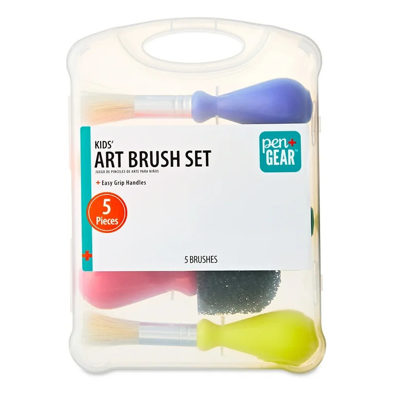 Pen+Gear Kids' Art Brush Set, 5 Pieces | Walmart (US)