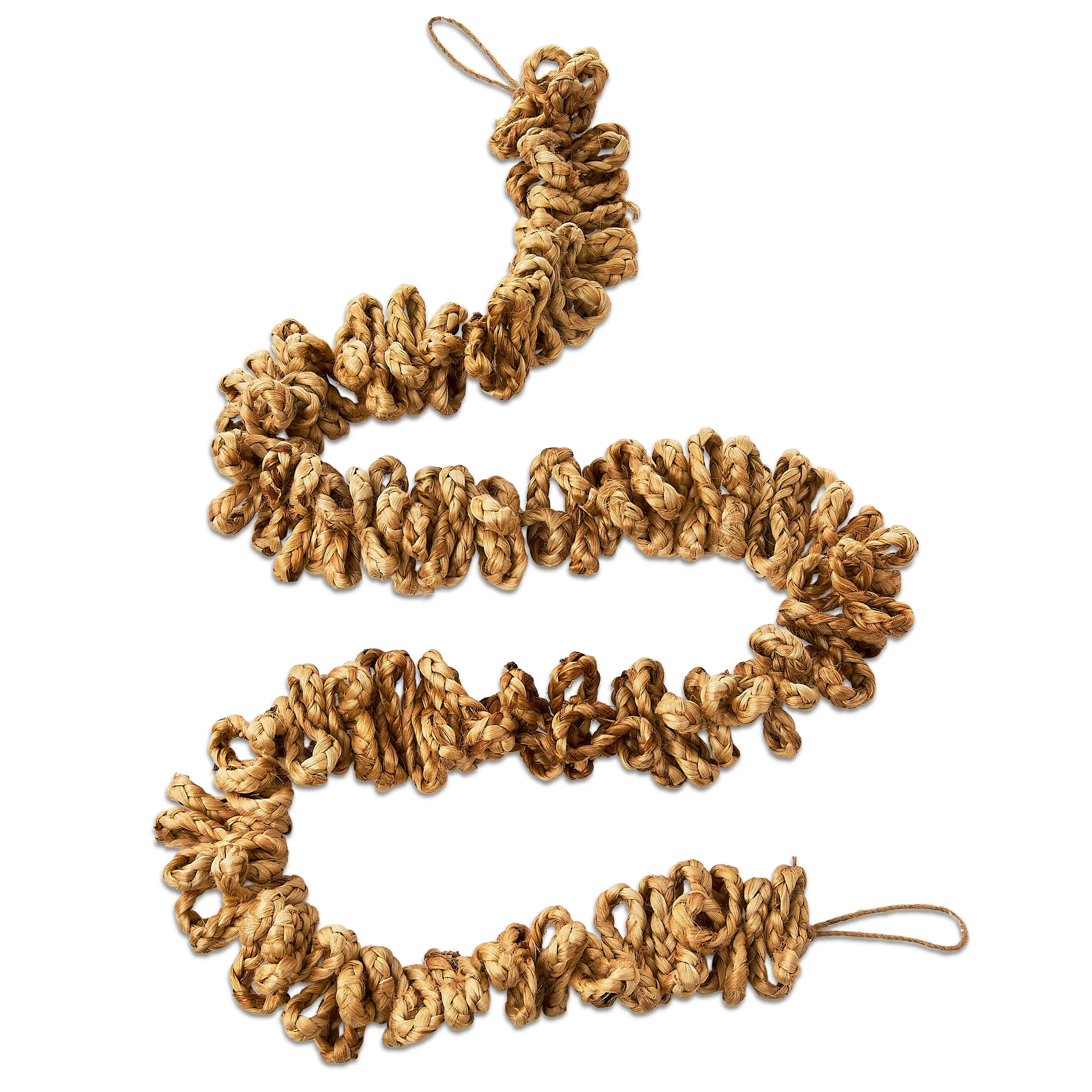 Natural Jute Christmas Garland, Brown, 6', by Holiday Time | Walmart (US)