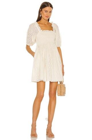 Cleobella Lucca Mini Dress in Cream from Revolve.com | Revolve Clothing (Global)