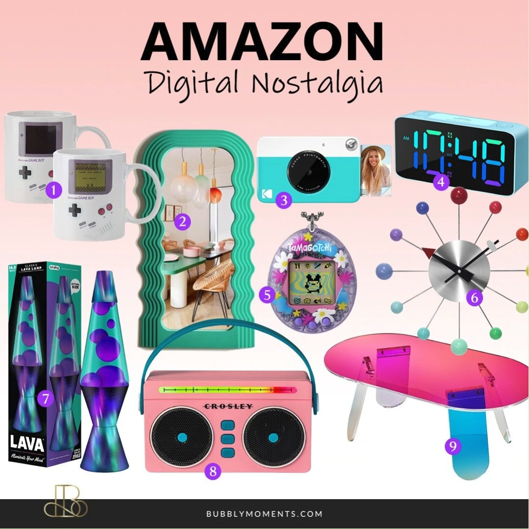 Love retro style? These Digital Nostalgia finds bring classic designs and modern charm together. From home décor to unique everyday items, this collection is full of fun and timeless pieces. Whether you're updating your space or looking for a thoughtful gift, you'll find great ideas here. Browse the collection, save your favorites, and check back for more trending finds. Follow for more stylish home, lifestyle, and everyday products you'll love.
#LTKHome #LTKStyle #LTKFinds #AmazonFinds #DigitalNostalgia #RetroStyle #VintageInspired #HomeDecor #HomeInspo #CozyHome #RetroDecor #ClassicStyle #TimelessDesign #Lifestyle #GiftIdeas #TrendingFinds #ShopTheLook #EverydayFavorites #MustHaveFinds 

 