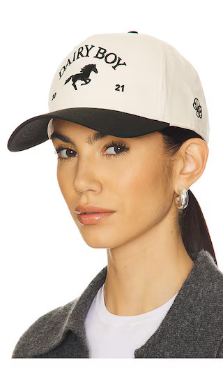 Dairy Boy East Coast Trucker Hat in Cream,Black. | Revolve Clothing (Global)