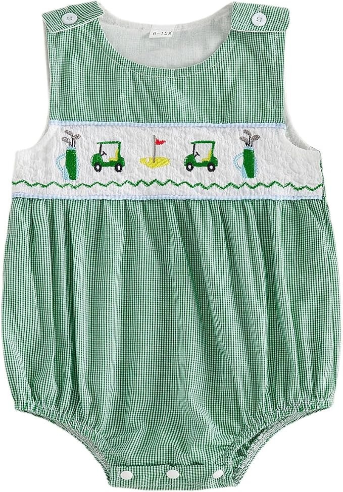 Halloween Baby Clothes Pumpkin Ghost Sleeveless Romper Overalls | My First Halloween Baby Boy Gir... | Amazon (US)