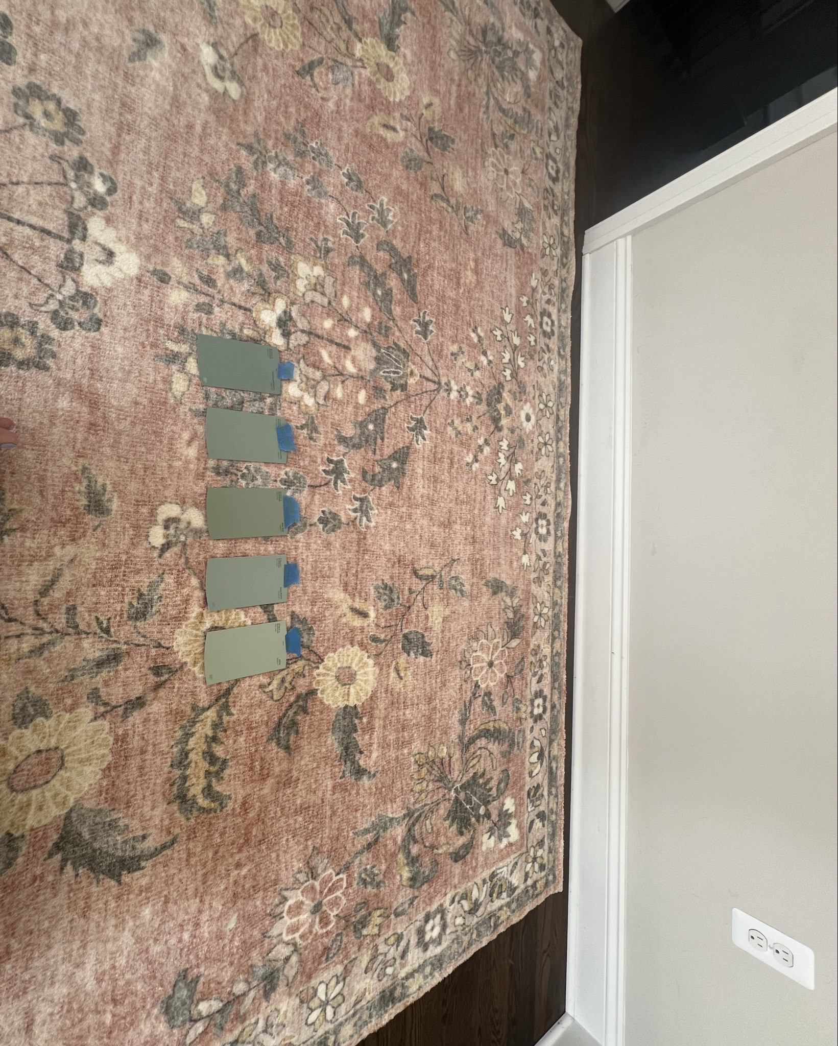 step 1: pink a paint color. samples from behr at home depot

#LTKHome #LTKFamily #LTKBaby