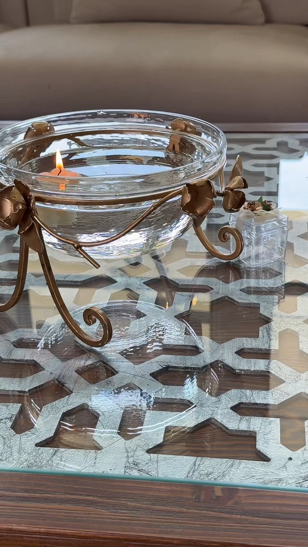 My vintage glass bowl is 5+ years old and I still use it weekly.
I found this similar Rayden one on Amazon Home. I use it 2 ways: candle bowl with water + tea light, or mini vase for small flowers.
Shop my "Quiet Luxury Home" list →
Link in bio👆
 #AmazonHome
#Over50Style #QuietLuxury
 #ad