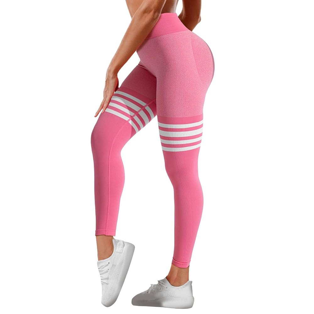 Scrunch Butt Lifting Leggings for Women Impact Gym Seamless Workout Leggings Mid Low Waist Tummy ... | Amazon (US)